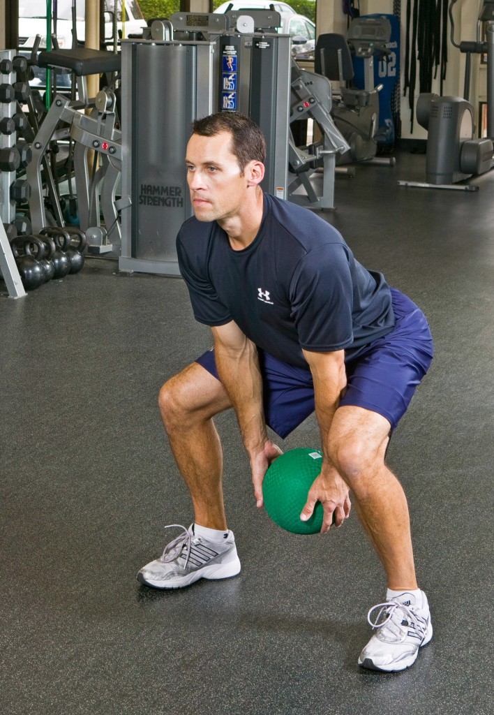 Medicine Ball Overhead Scoop Throw Performance Exercise Sean Cochran